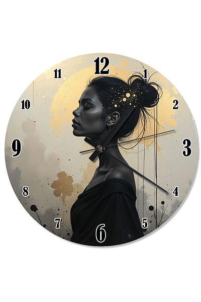 karizmart African Queen Design Wall Clock