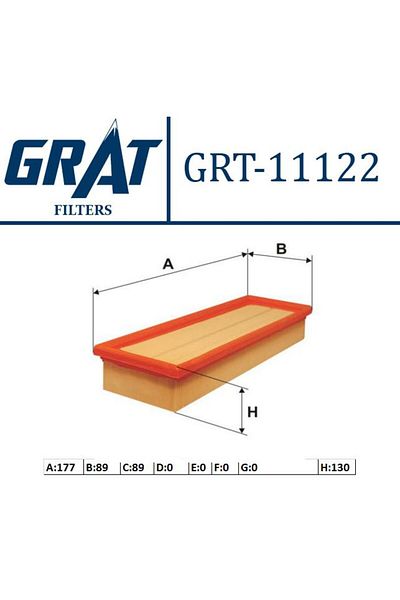 GRAT Air Filter (Renault Clio 97-/Peugeot 106-306 / Citroen Zx-Xsara)