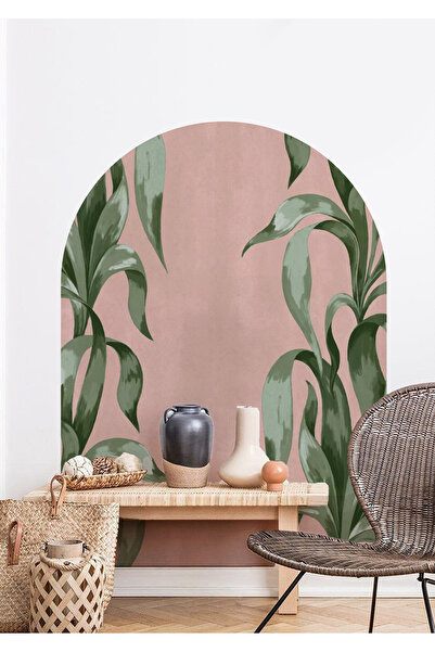 WALLHUMAN Boho - Bohem Tarz Oval Kemer Dekoratif Duvar Stickerı