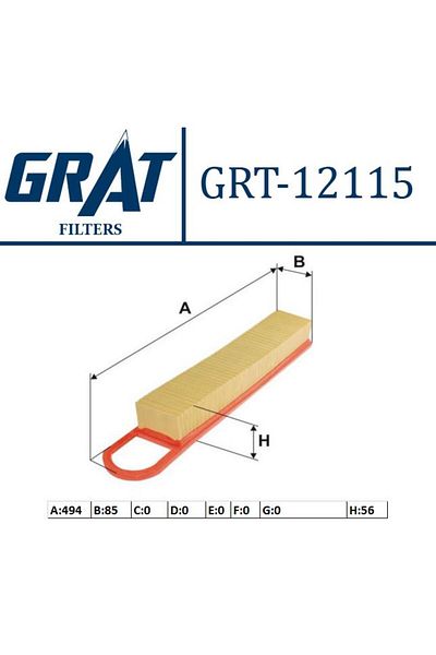GRAT Air Filter (Peugeot 308 1.4 - 1.6 16V)