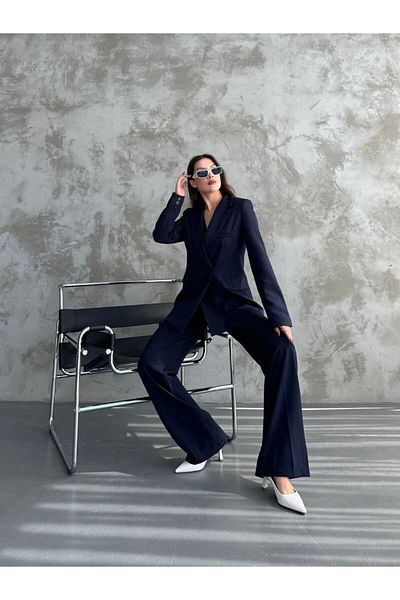 MYGİYİMİSTANBUL jacket vest palazzo pants 3-piece suit