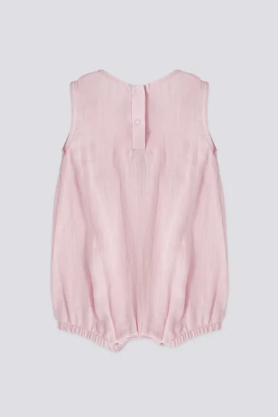 U.S. Polo Assn. Baby Girl Pink Ruffle Romper 50303764 -Vr041