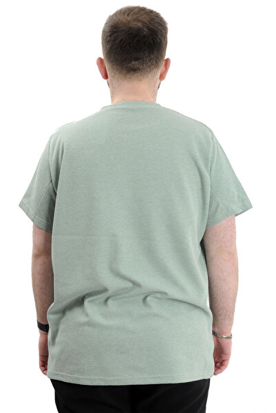 ModeXL Ανδρικό μπλουζάκι - Crew Neck, Oversize, WAFFLE 20033 Çağla