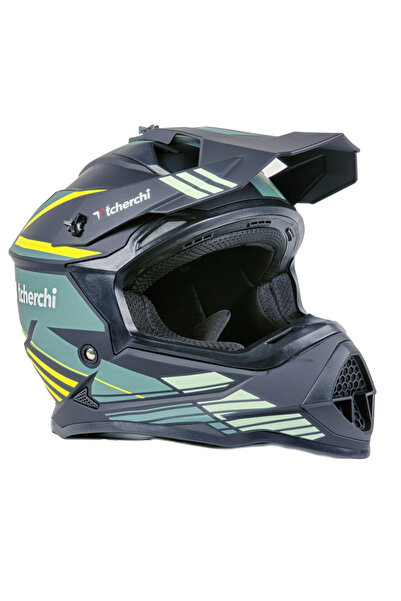 Tcherchi TerraX Serisi Yarış ve Off-Road Motor Kaskı (ECE 22.06)