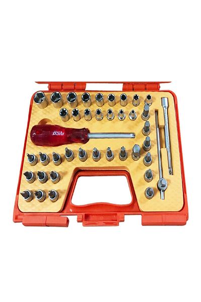 Rico 007-Rc4513 1/4 Socket Bit Set 40 Pieces