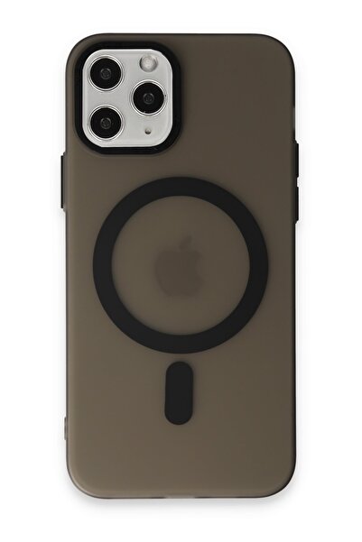 NewFace حافظة آيفون 11 برو ماكس لودوس مغناطيس سيف غير لامعة - أسود 1494459709