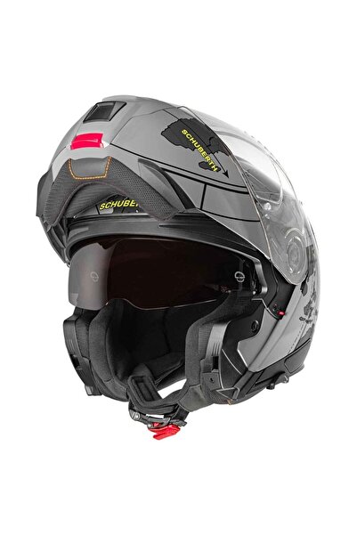 Schuberth C5 Globe Grey Çene Açılır Motosiklet Kaskı