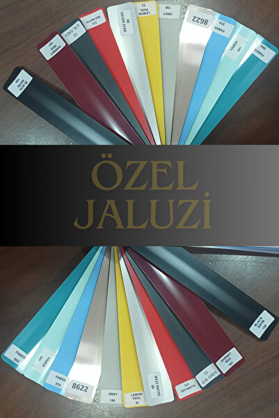 Özel Jaluzi Kırmızı Alüminyum Jaluzi Perde - 25m