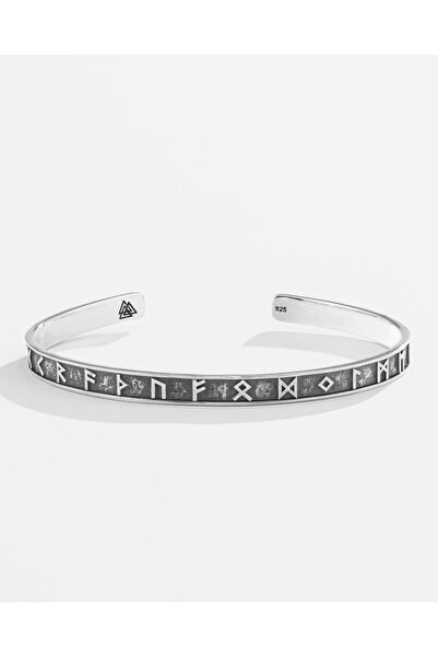 MEKS JEWELS Gümüş Viking Kelepçe