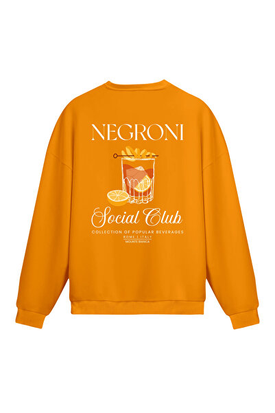 Mounte Bianca Unisex Negroni - Obična majica sa kapuljačom