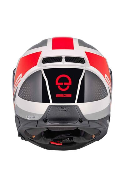 Schuberth S3 Daytona Red Kapalı Motosiklet Kaskı