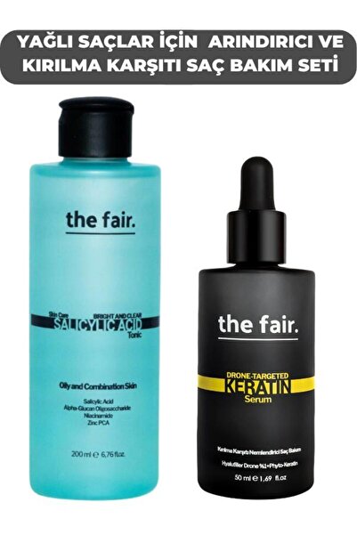 the fair. Yağlı Saçlar için Arındırıcı ve Kırılma Karşıtı Saç Bakım Seti