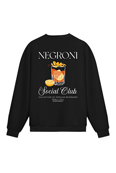 Mounte Bianca Unisex Negroni - Κανονικό φούτερ