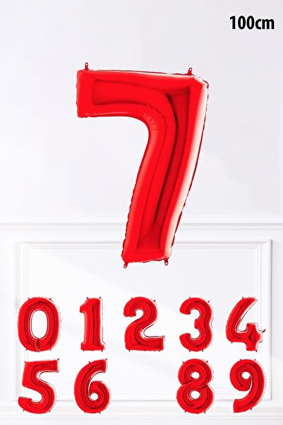 PEKSHOP بالون احمر كبير الحجم - 100 سم 40 بوصة