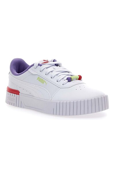 Puma Carina 2.0 Pearls Jr-PUMA Λευκό-Ψυχρό Αγγούρι-Λεβάντα Alert