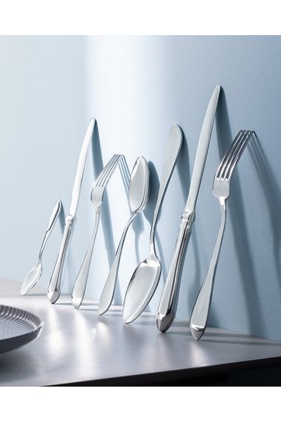 Madame Coco Elysia 84 Piece Cutlery Set - Silver