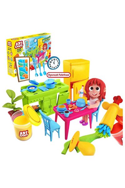 Oyuncak Fabrikası Art Craft Mutfak Oyun Hamur Seti 280 gr Aksesuarlı