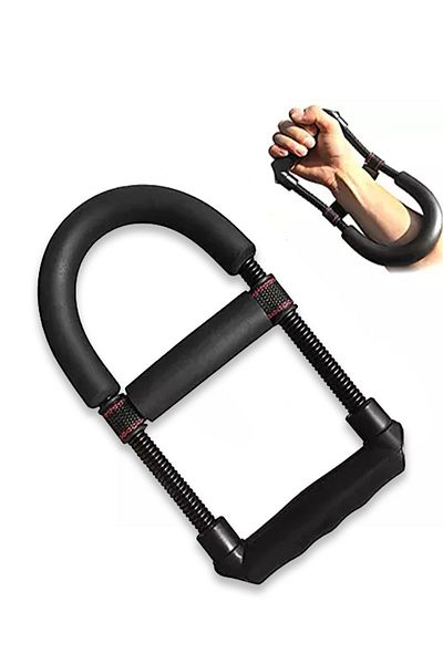 Factorial Wrist Strengthener Hand Spring Black Adjustable Arm Muscle Enhancement Fitness Tool Vein Remover