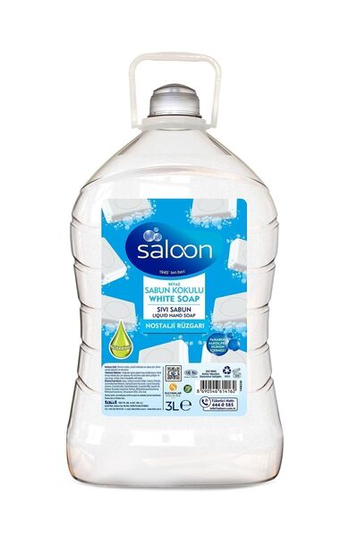 Saloon Sıvı Sabun Beyaz Sabun Kokulu 3 Litre