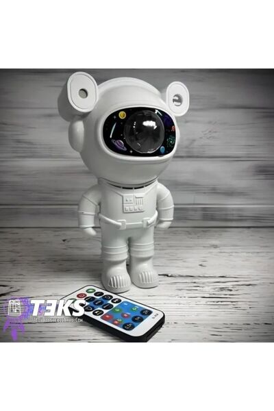 Kanowa Astronot Projektör Led, Star Projector Night Lights Gece Lambası 8 Farklı Mod Nebula Işık