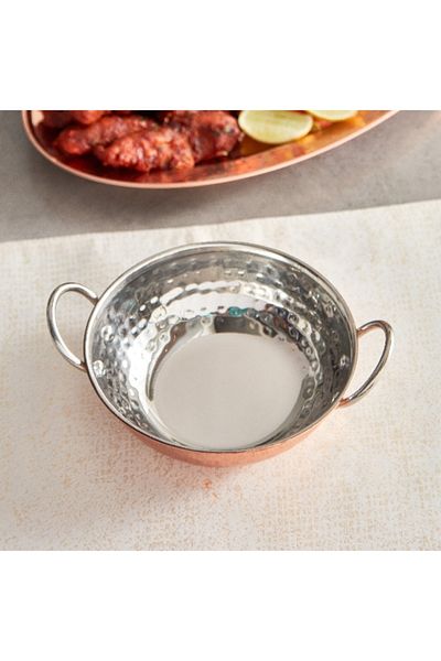 Home Box Copper Shine Kadhai - 14 cm