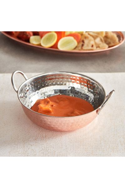 Home Box Copper Shine Kadhai - 17 cm