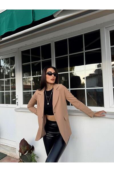 Sindimoda Dökümlü Slim Fit Kruvaze Blazer Ceket 3236