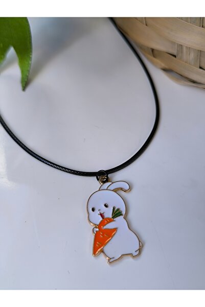 Esey Dizayn Tavşan Havuç Kolye