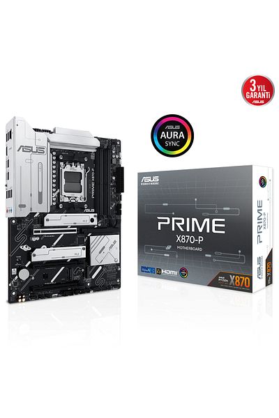 ASUS Prime X870-P Amd X870 Am5 Socket - Ddr5 8000+ (Oc)