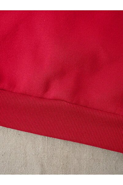 Genel Markalar WRSTBHVR 030 STUDİO BASKILI BİSİKLET YAKALI SWEATSHİRT