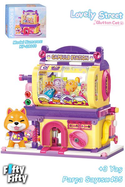 Vagonlife Cute Street Series Capsule Toy - 435 Piece Construction Set Ffk-28010