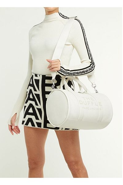 Marc Jacobs Large White Women's Leather Travel Bag
