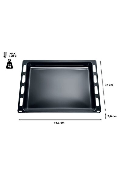 Bosch Ankastre Derin Fırın Tepsisi Boyutları: 441 x 370 x 35.7 mm