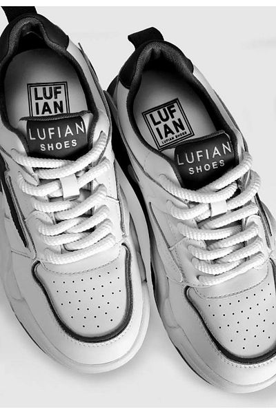 Kocamanlar Ayakkabı Lufian Yeast 121230010   Unisex Black Sneaker