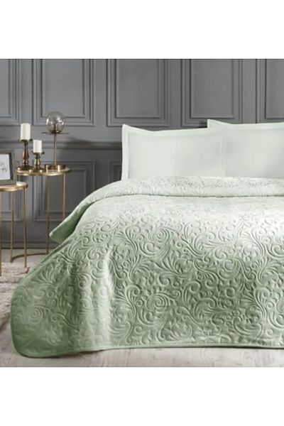 Özdilek Blanket Trendy Art Deco Green Double - a (Y)