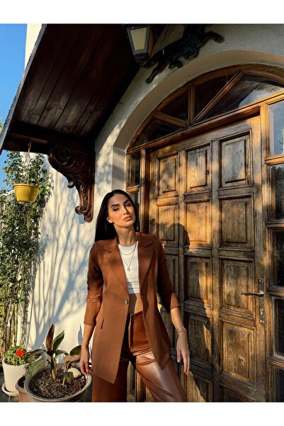 Sindimoda Dökümlü Slim Fit Kruvaze Blazer Ceket 3236