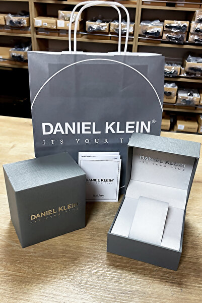 Daniel Klein Exclusif Men's Wristwatch 3 Atm Water Resistant Silver Color Steel Band Gift Bracelet