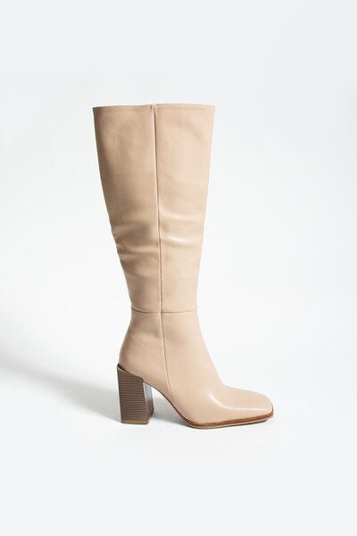 Seniorah Γυναικείες μπότες Sardn Beige Skin