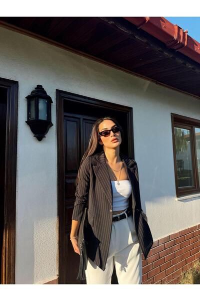 Sindimoda Dökümlü Slim Fit Kruvaze Blazer Ceket 3236