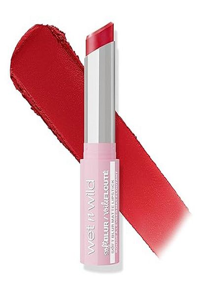 WET N WİLD Soft Blur Matte - Velvety Semi Transparent Colored Soft Powder Finish Matte Lipstick