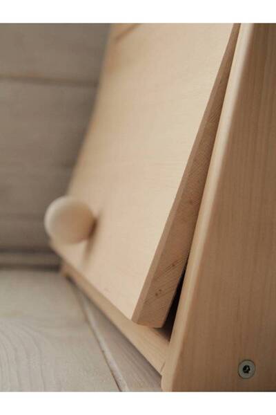 ElaWoodWorking Doğal Masif Ahşap Ekmek Saklama Kutusu