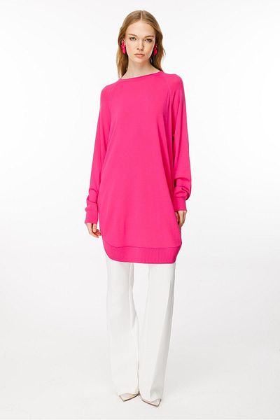 Ghisa Knitwear Tunic Fuchia