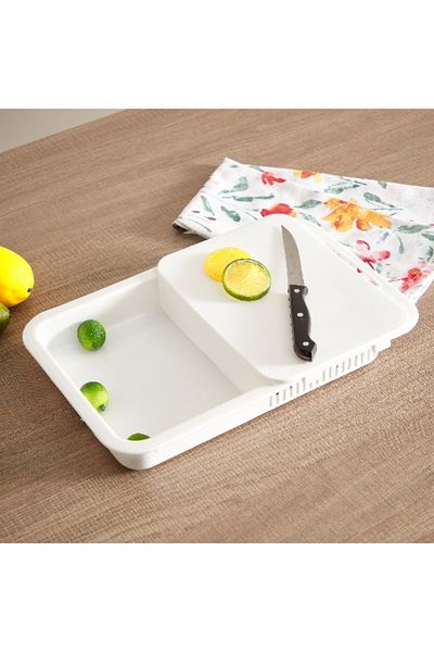 Home Box لوح تقطيع مع صينية من شوب ان ستور