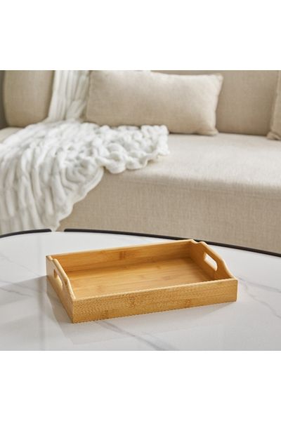 Home Box Bamboo Tray - 35x25x6 cm