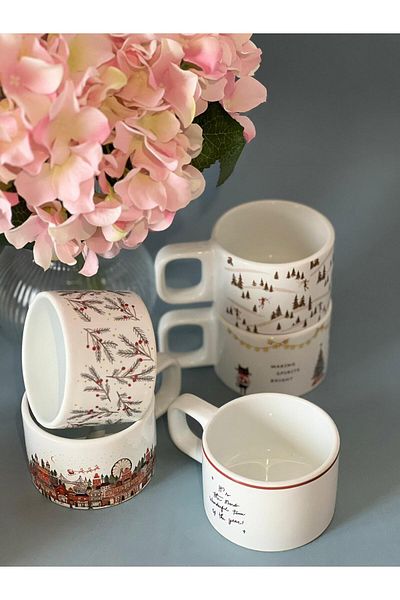 karakush New Year Christmas Themed Mug