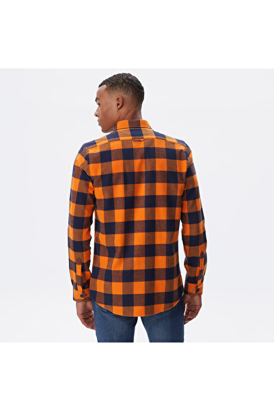 Lacoste Erkek Slim Fit Ekose Lacivert Gömlek