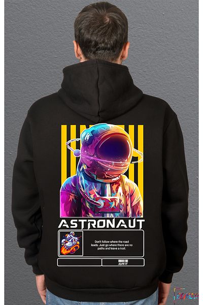 Bumeta Φούτερ Astronaut Unisex με κουκούλα