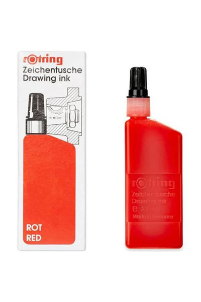 Rotring Rapido, Çini Mürekkebi 23 ml Kırmızı / S0216040
