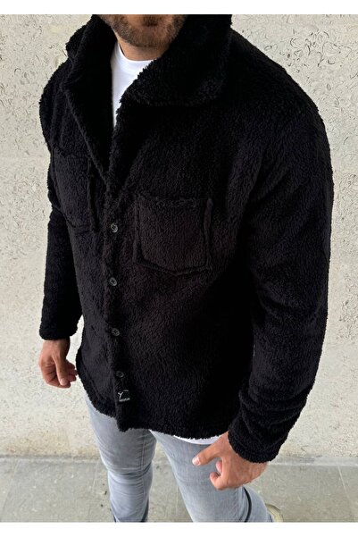 RANESA Μαύρο βελούδινο μπουφάν Welsoft