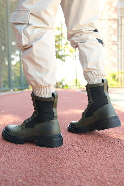 Riccon Haki Yeşili Erkek Postal Bot 0012746